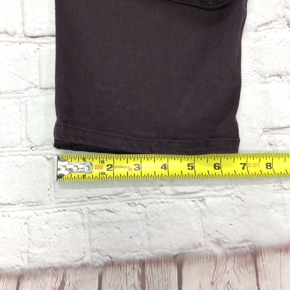 Buffalo David Bitton Women Hanna High Rise Skinny Jeans Size 16 Burgundy B241 20 - Picture 7 of 15